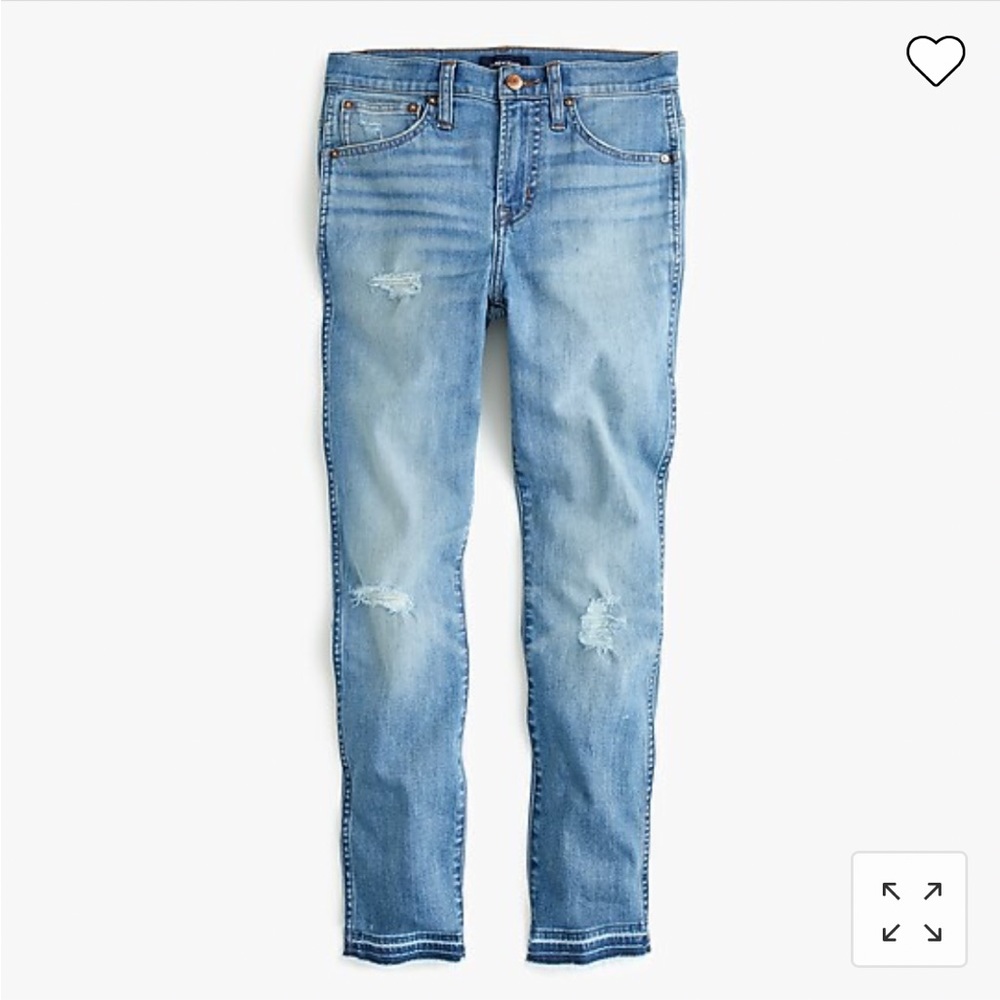 J.Crew High Rise Straight Leg Jean